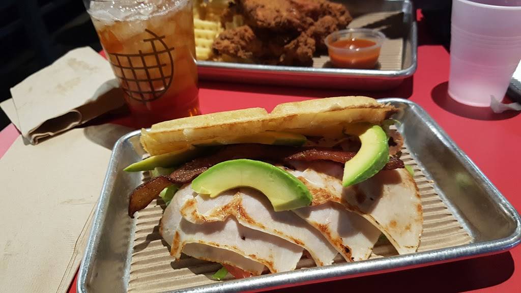 Bruxie Original Fried Chicken & Waffle Sandwich | cafe | 13865 City Center Dr, Chino Hills, CA 91709, USA | 9093344162 OR +1 909-334-4162