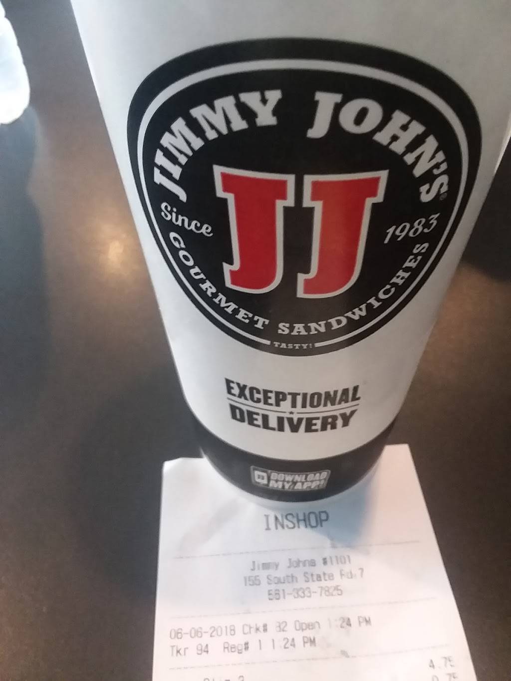Jimmy Johns | meal delivery | 155 S State Rd 7, Royal Palm Beach, FL 33414, USA | 5613337825 OR +1 561-333-7825
