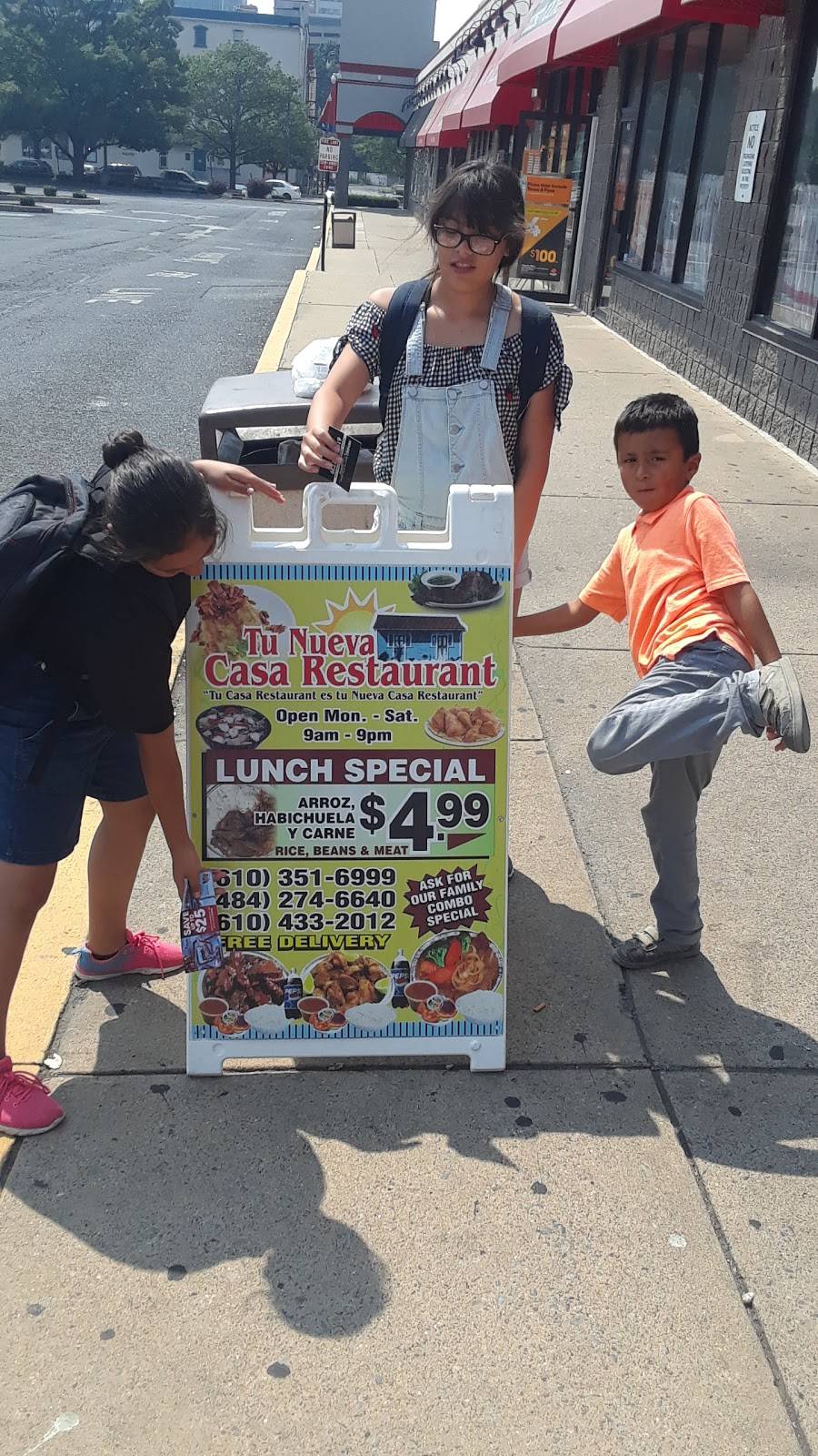 Tu Nueva Casa Restaurant | restaurant | 223 Hamilton St, Allentown, PA 18101, USA | 6104332012 OR +1 610-433-2012