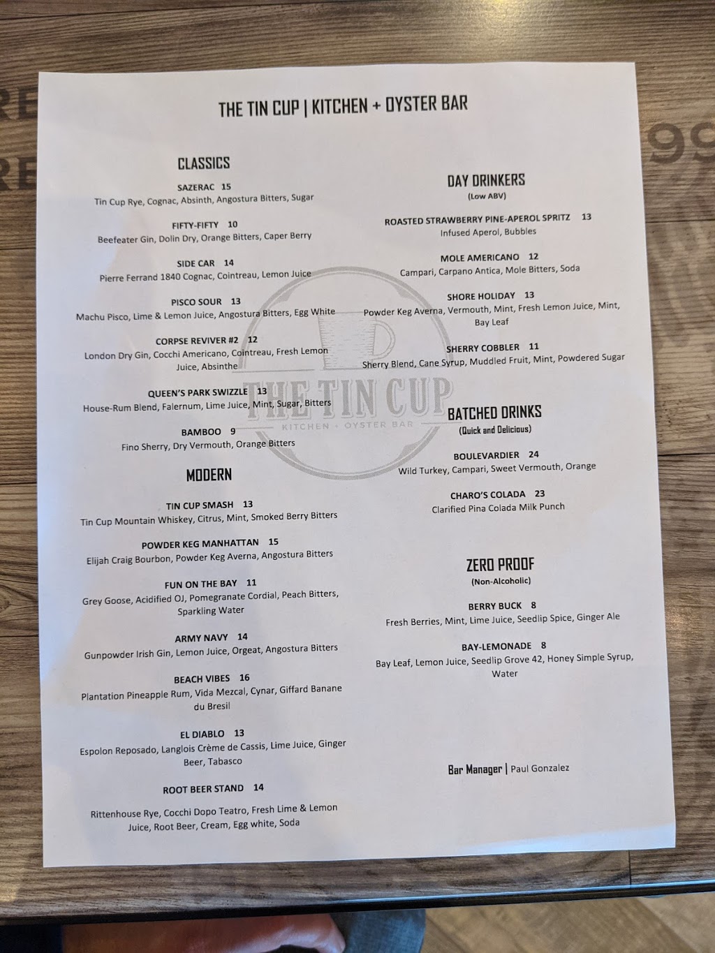 Tin Cup Kitchen + Oyster Bar | restaurant | 2800 Shore Dr, Virginia Beach, VA 23451, USA | 7577772800 OR +1 757-777-2800