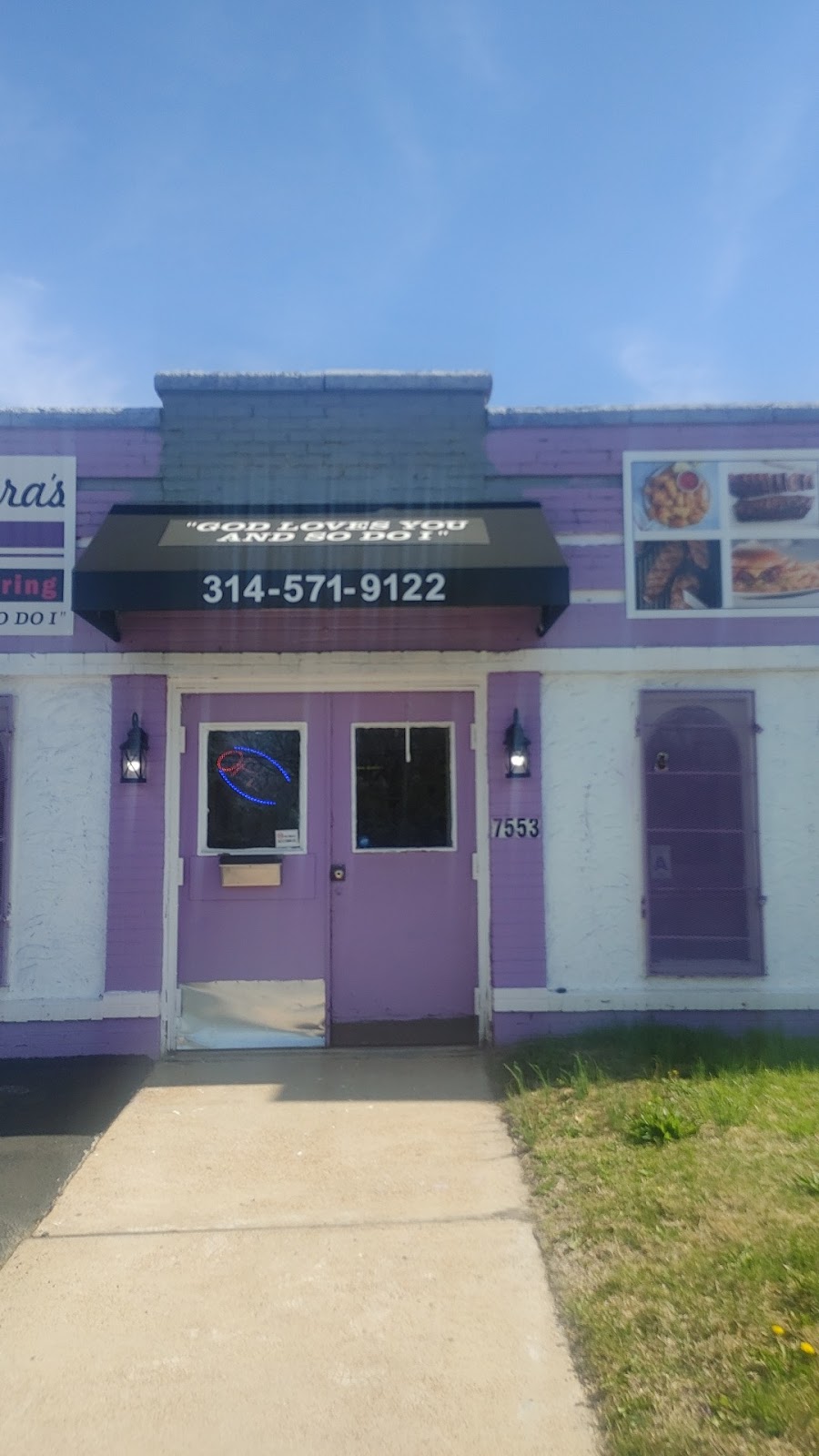 Mrs. Sarahs Kitchen Carryout and Catering | restaurant | 7553 St Charles Rock Rd, St. Louis, MO 63133, USA | 3145719122 OR +1 314-571-9122