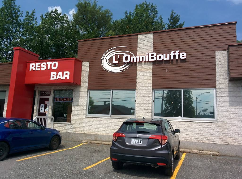 Restaurant lOmnibouffe | restaurant | 660 Rue Bowen S, Sherbrooke, QC J1G 2E9, Canada | 8198235337 OR +1 819-823-5337