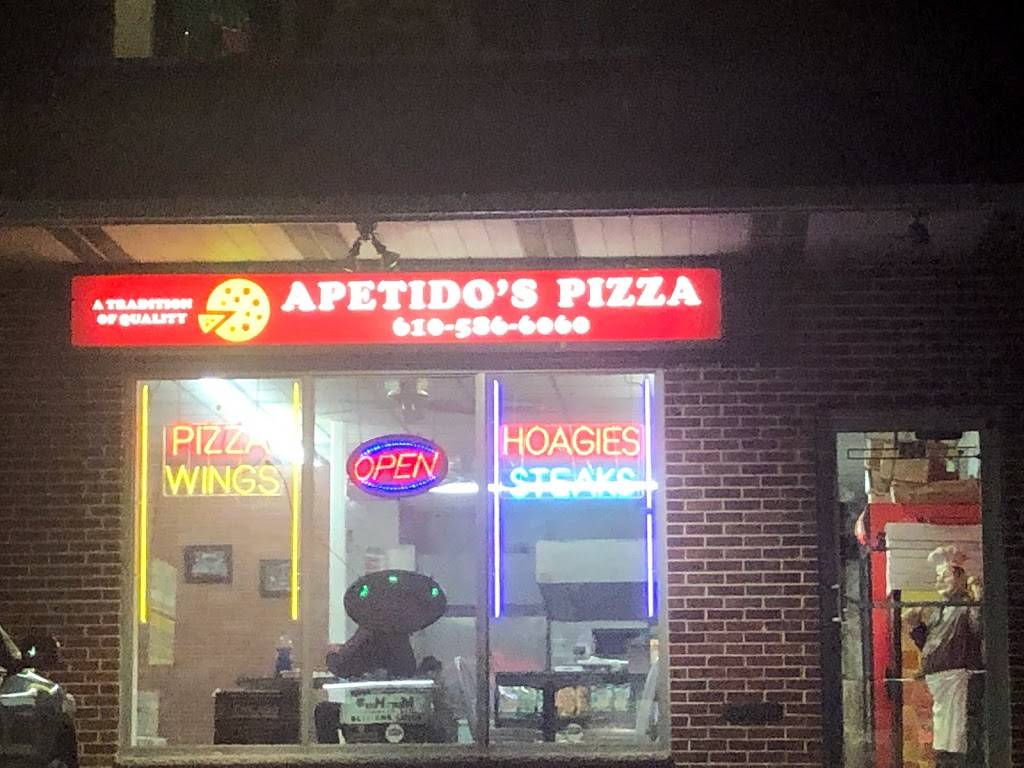 Apetidos Pizza | restaurant | 450 MacDade Boulevard, Folsom, PA 19033, USA | 6105866060 OR +1 610-586-6060