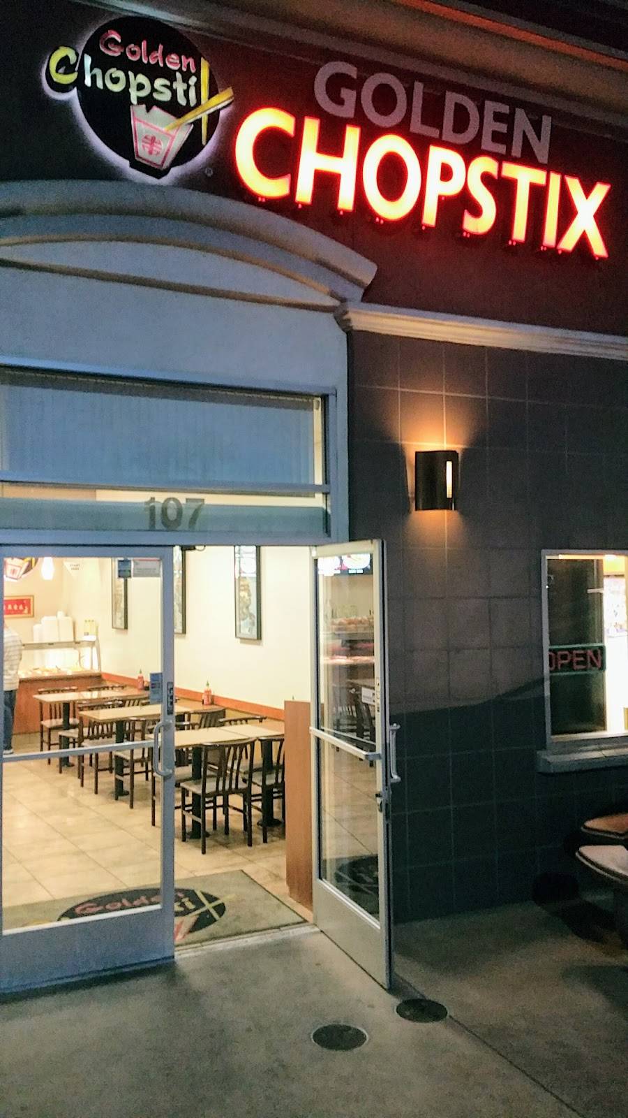 Golden Chopstix | restaurant | 1312 E Ontario Ave # 107, Corona, CA 92881, USA | 9517388888 OR +1 951-738-8888