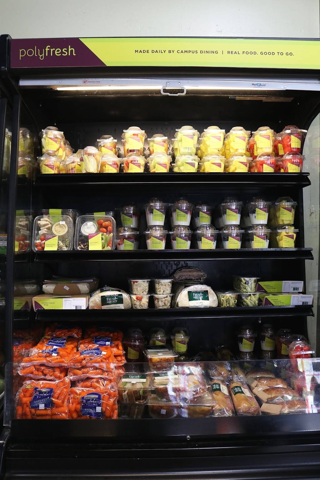 Campus Market | meal takeaway | California Polytechnic State University, Food Processing and Market, Via Carta, San Luis Obispo, CA 93405, USA | 8057561265 OR +1 805-756-1265