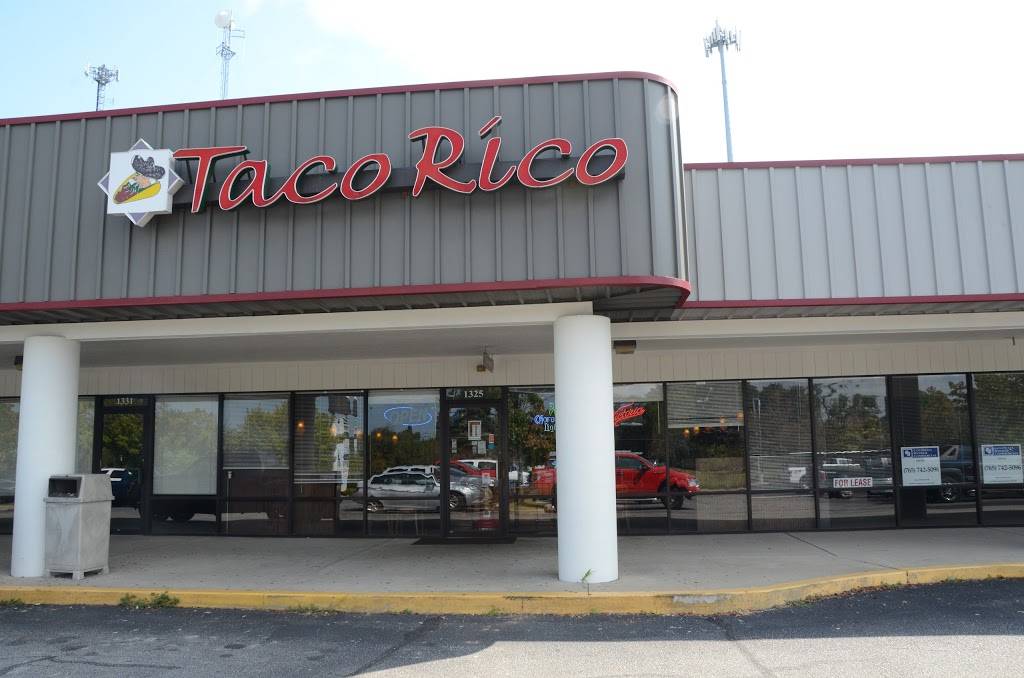 Taco Rico | restaurant | 1325 Sagamore Pkwy N, Lafayette, IN 47904, USA | 7654469798 OR +1 765-446-9798