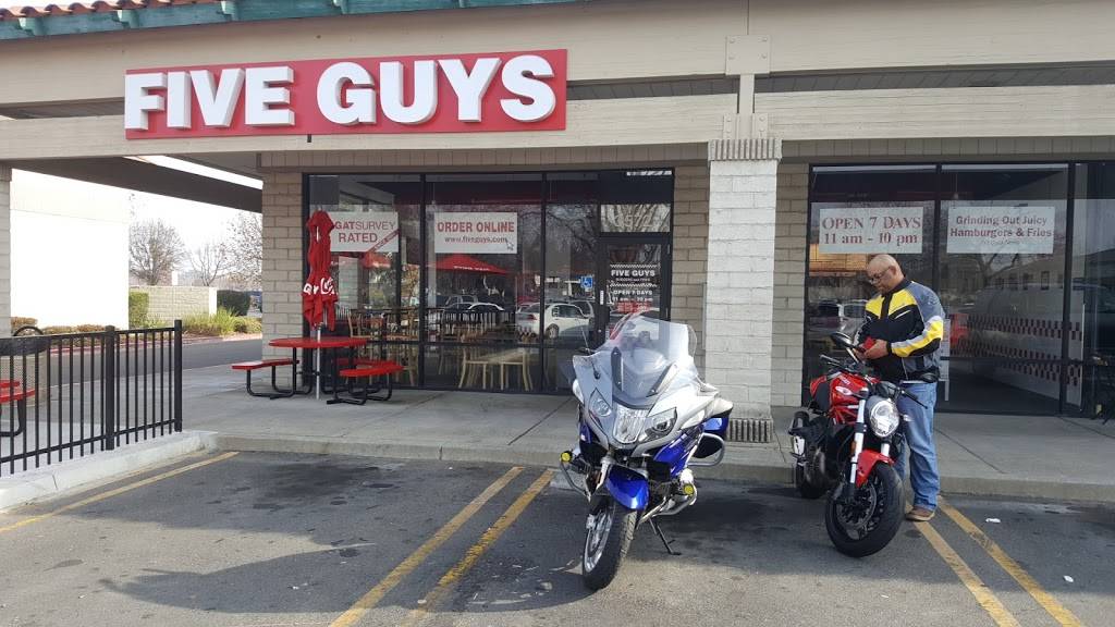 Five Guys | meal takeaway | 3572 G St, Merced, CA 95340, USA | 2092054312 OR +1 209-205-4312