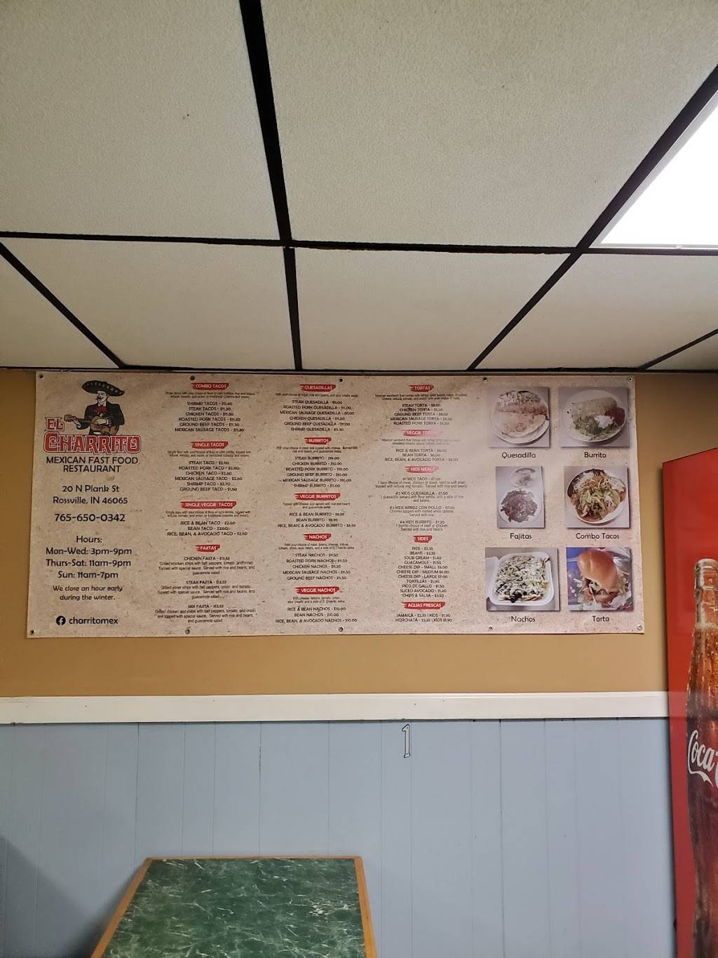 El CHarrito mexican restaurant | restaurant | 20 N Plank St, Rossville, IN 46065, USA | 7656500342 OR +1 765-650-0342