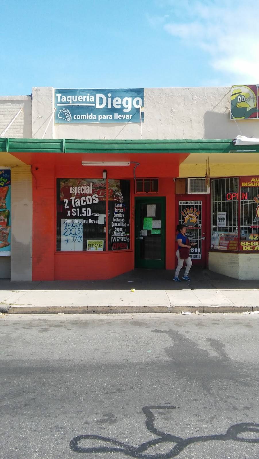 Taqueria Diego | restaurant | 4227 E Tulare Ave, Fresno, CA 93702, USA | 5594128932 OR +1 559-412-8932