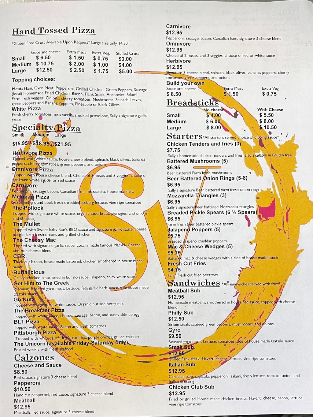 Sally’s Valley Boys | restaurant | 589 US-30, Clinton, PA 15026, USA | 7248992122 OR +1 724-899-2122