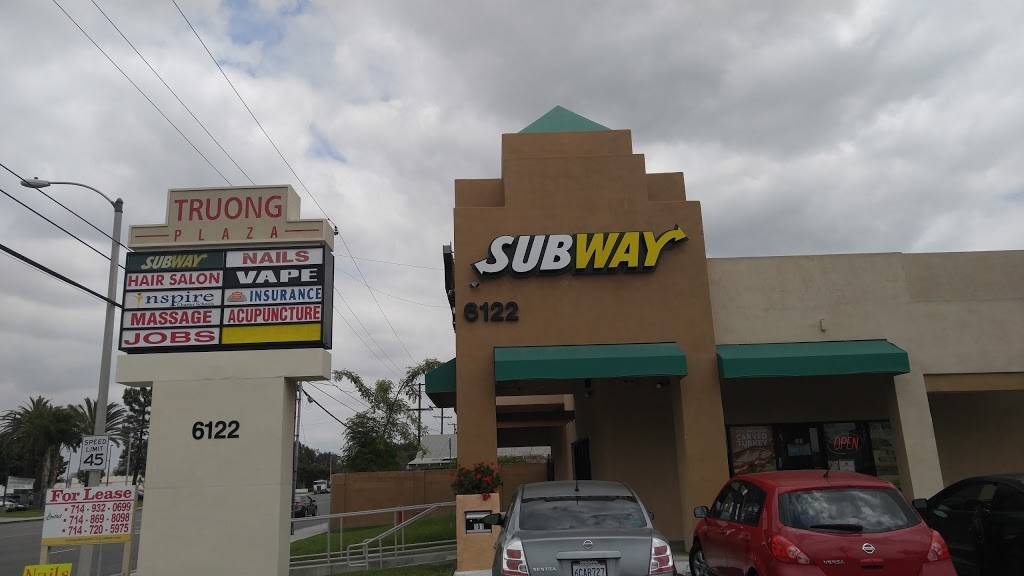 Subway Restaurants | restaurant | Truong Plaza, 6122 Orangethorpe Ave Suite 101, Buena Park, CA 90620, USA | 7145212288 OR +1 714-521-2288