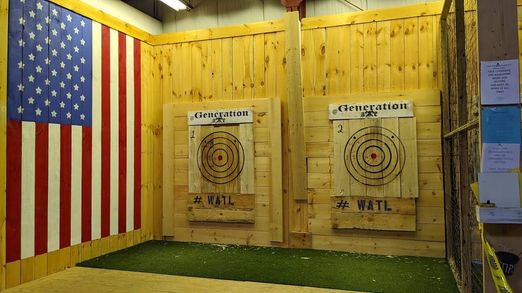Generation Axe Throwing | restaurant | 90 Fuller Rd, Colonie, NY 12205, USA | 5187127070 OR +1 518-712-7070
