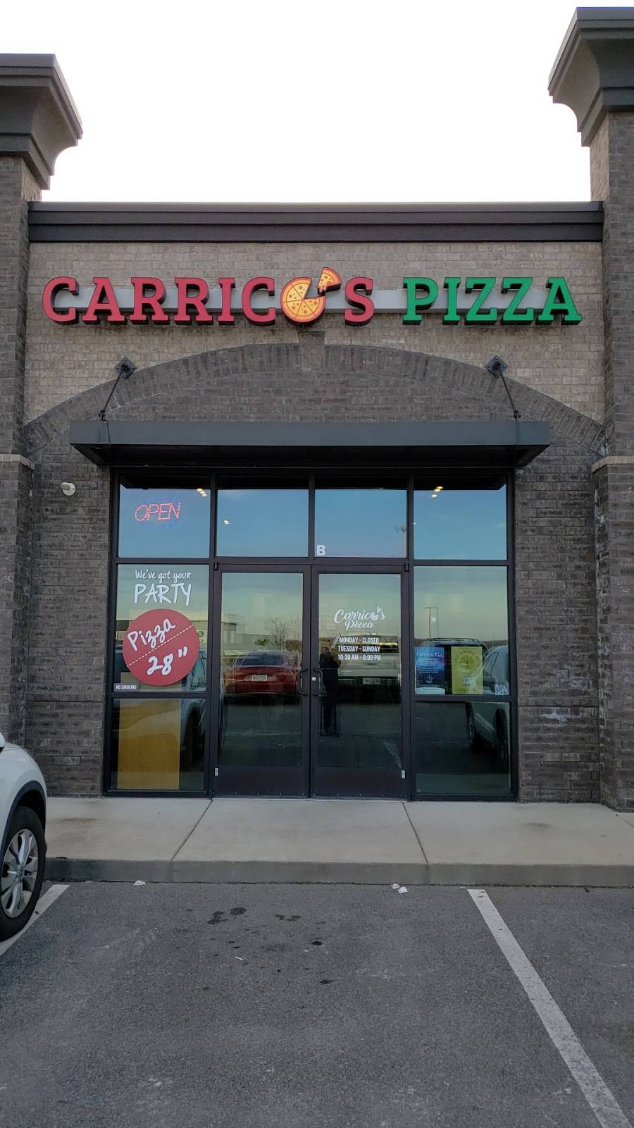 Carricos Pizza | restaurant | 1370 Union University Dr Ste B, Jackson, TN 38305, USA | 7312401033 OR +1 731-240-1033