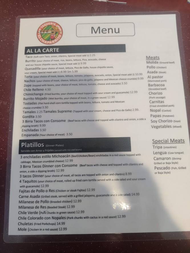 Taqueria el Chaparrito | restaurant | 4832 W Saginaw Hwy, Lansing, MI 48917, USA | 5175809812 OR +1 517-580-9812