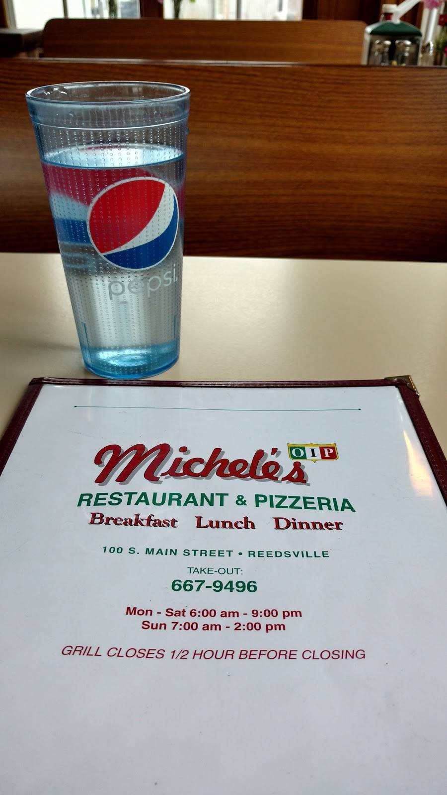 Micheles OIP Restaurant & Pizzeria | restaurant | 100 S Main St, Reedsville, PA 17084, USA | 7176679496 OR +1 717-667-9496