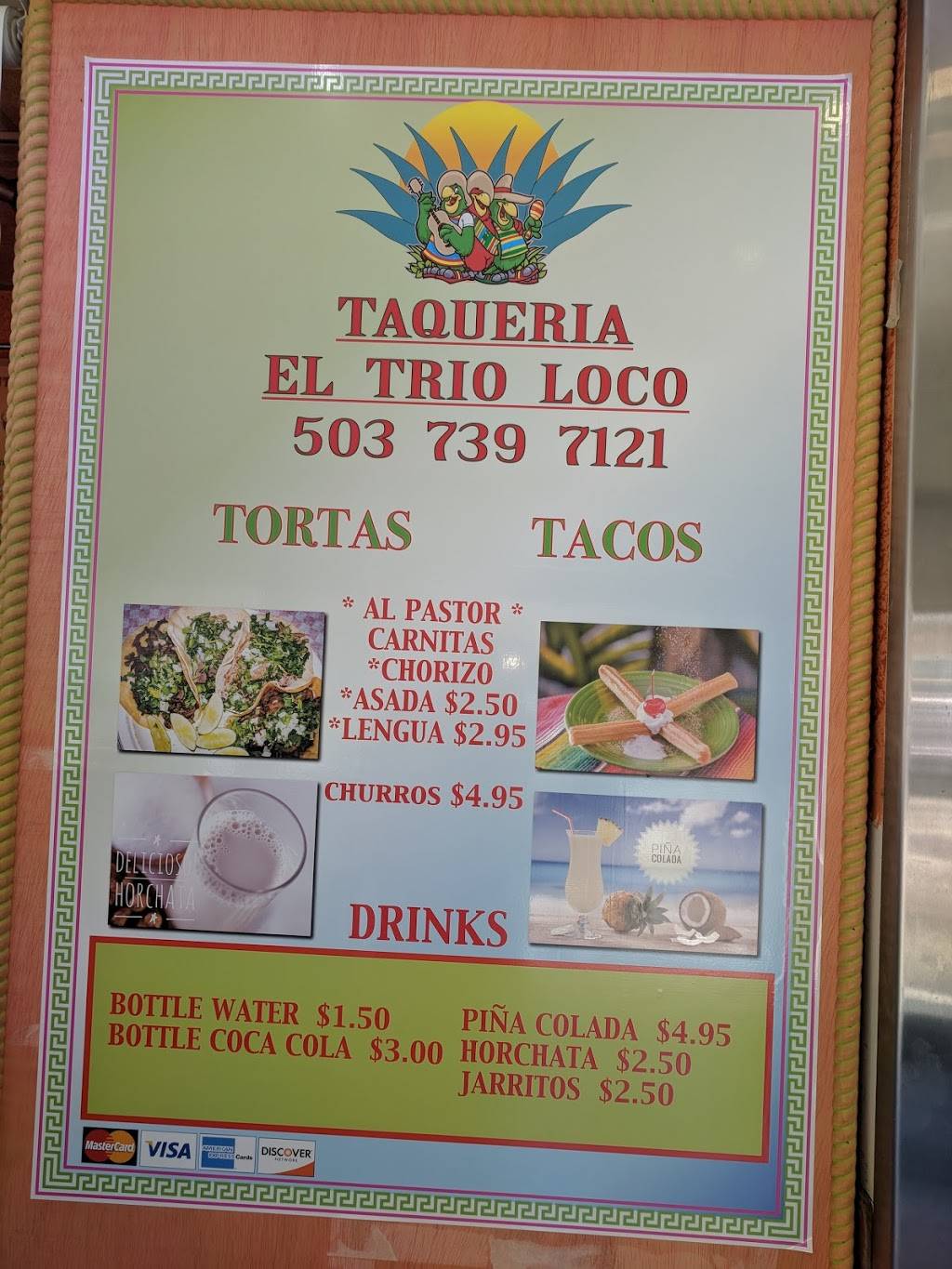 Taqueria El Trio Loco | restaurant | 200 Broadway St, Seaside, OR 97138, USA | 5037397121 OR +1 503-739-7121