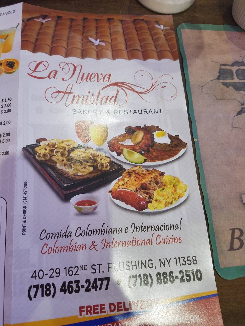 La Nueva Amistad | restaurant | 40-29 162nd St, Flushing, NY 11358, USA | 7184632477 OR +1 718-463-2477