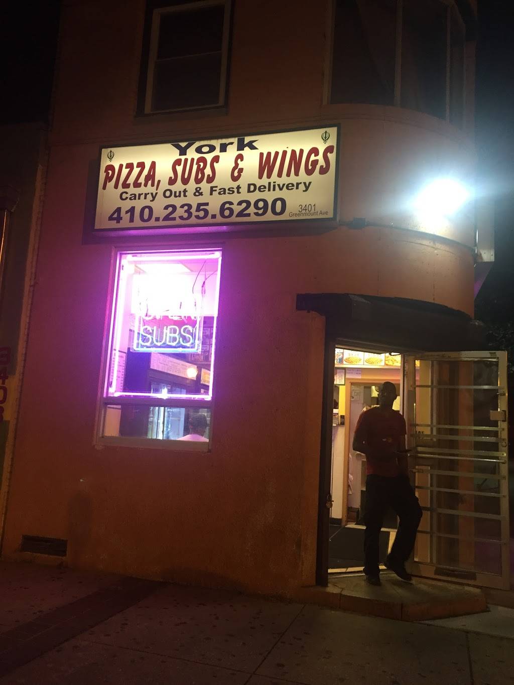 York Pizza | meal delivery | 3401 Greenmount Ave, Baltimore, MD 21218, USA | 4102356290 OR +1 410-235-6290