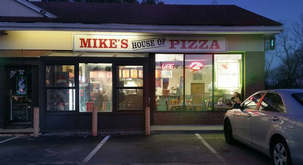 Mikes House of Pizza | restaurant | 309 Main St, Hanson, MA 02341, USA | 7812933591 OR +1 781-293-3591