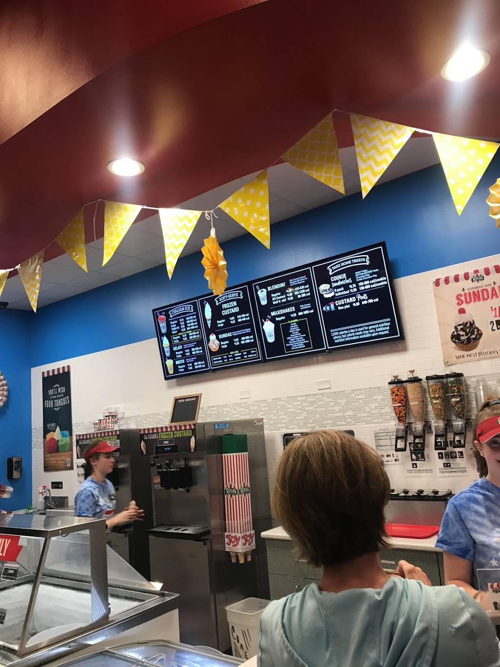 Ritas Italian Ice & Frozen Custard | restaurant | 220 Mountain Rd, Fallston, MD 21047, USA | 4108779300 OR +1 410-877-9300