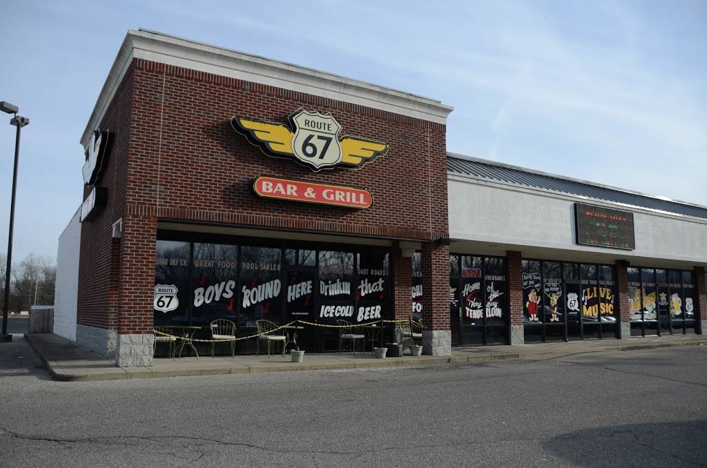 Route 67 Bar and Grill | restaurant | 600 IN-67, Mooresville, IN 46158, USA | 3178316767 OR +1 317-831-6767