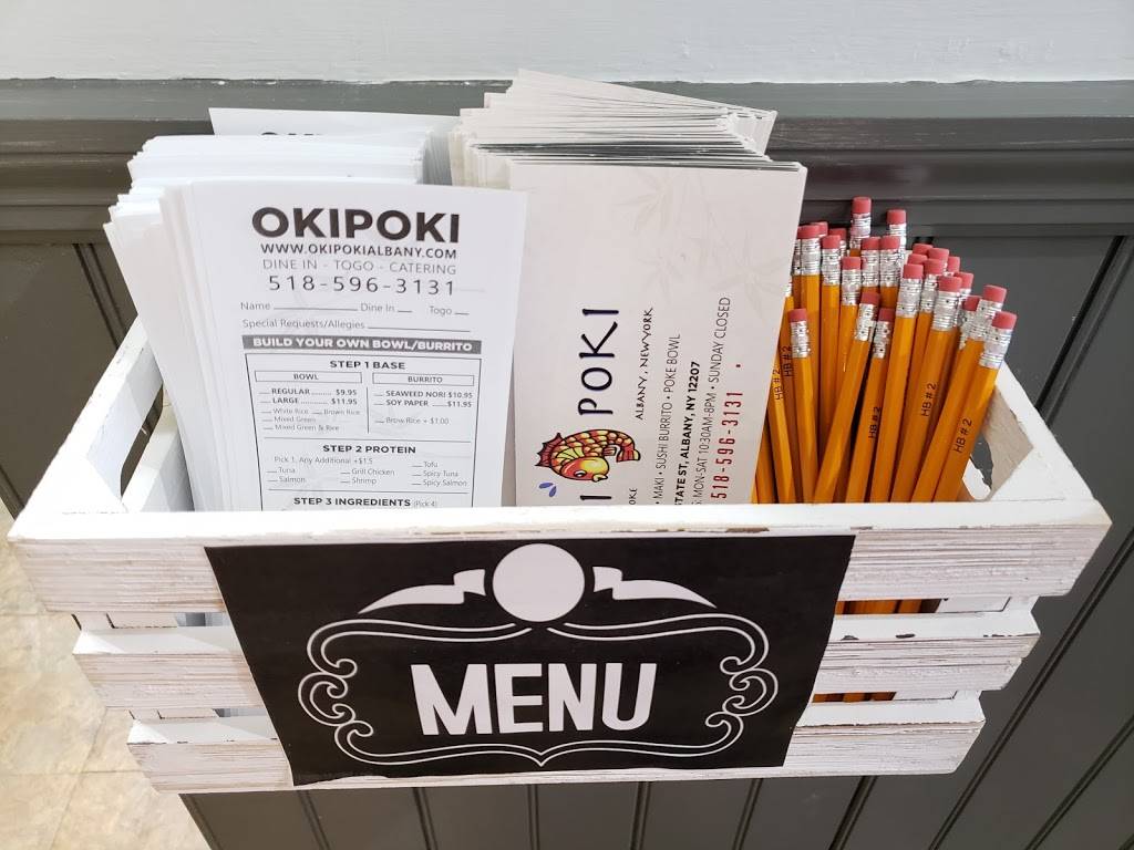 OKIPOKI | restaurant | 41 State St, Albany, NY 12207, USA | 5185963131 OR +1 518-596-3131