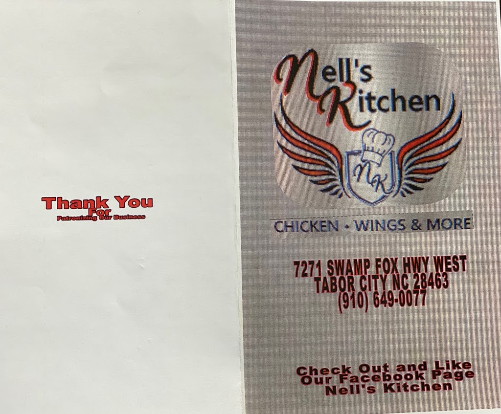 Nell’s Kitchen | restaurant | 7271 Swamp Fox Hwy W, Tabor City, NC 28463, USA | 9106490077 OR +1 910-649-0077