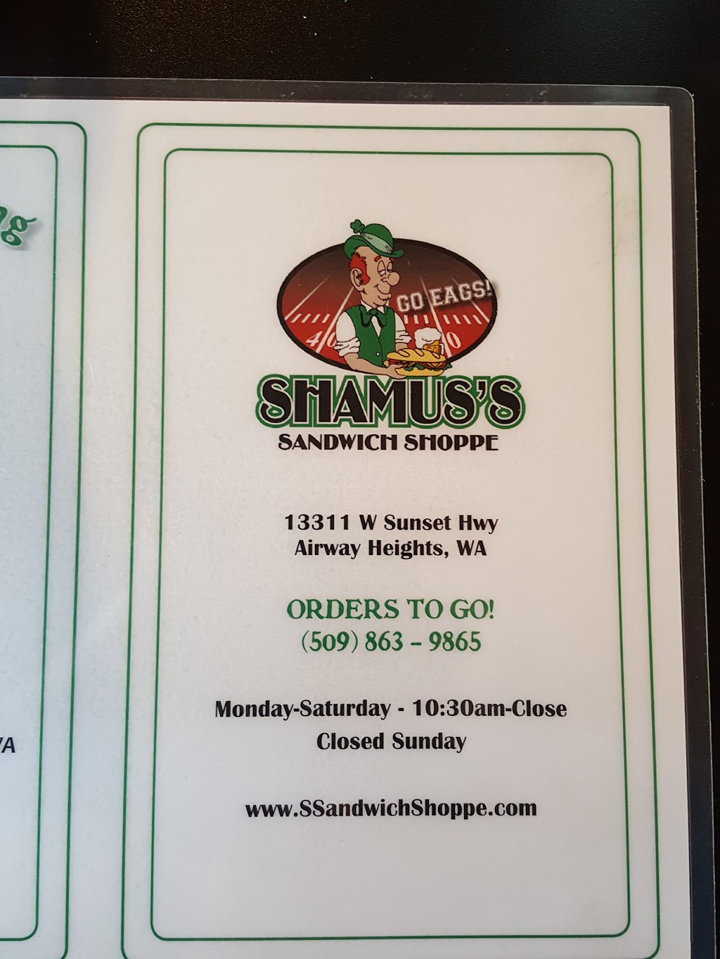 Shamuss Sandwich Shoppe | restaurant | 13311 W Sunset Hwy, Airway Heights, WA 99001, USA | 5098639865 OR +1 509-863-9865