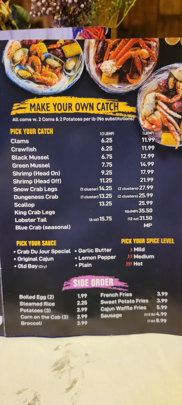 Crab Du Jour | restaurant | 384 Grand St #3, New York, NY 10002, USA | 9176757227 OR +1 917-675-7227