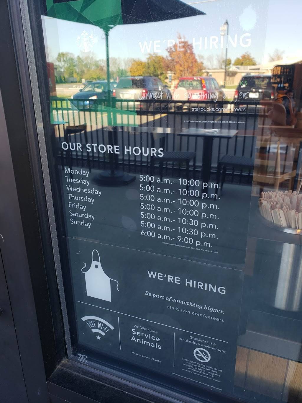 Starbucks | cafe | 10104 Maysville Rd, Fort Wayne, IN 46835, USA | 2604452232 OR +1 260-445-2232