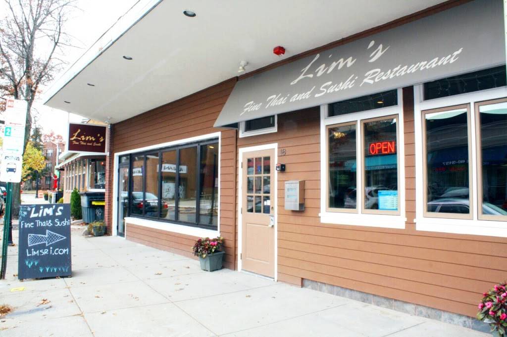 Lims Restaurant | restaurant | 18 S Angell St, Providence, RI 02906, USA | 4013838340 OR +1 401-383-8340