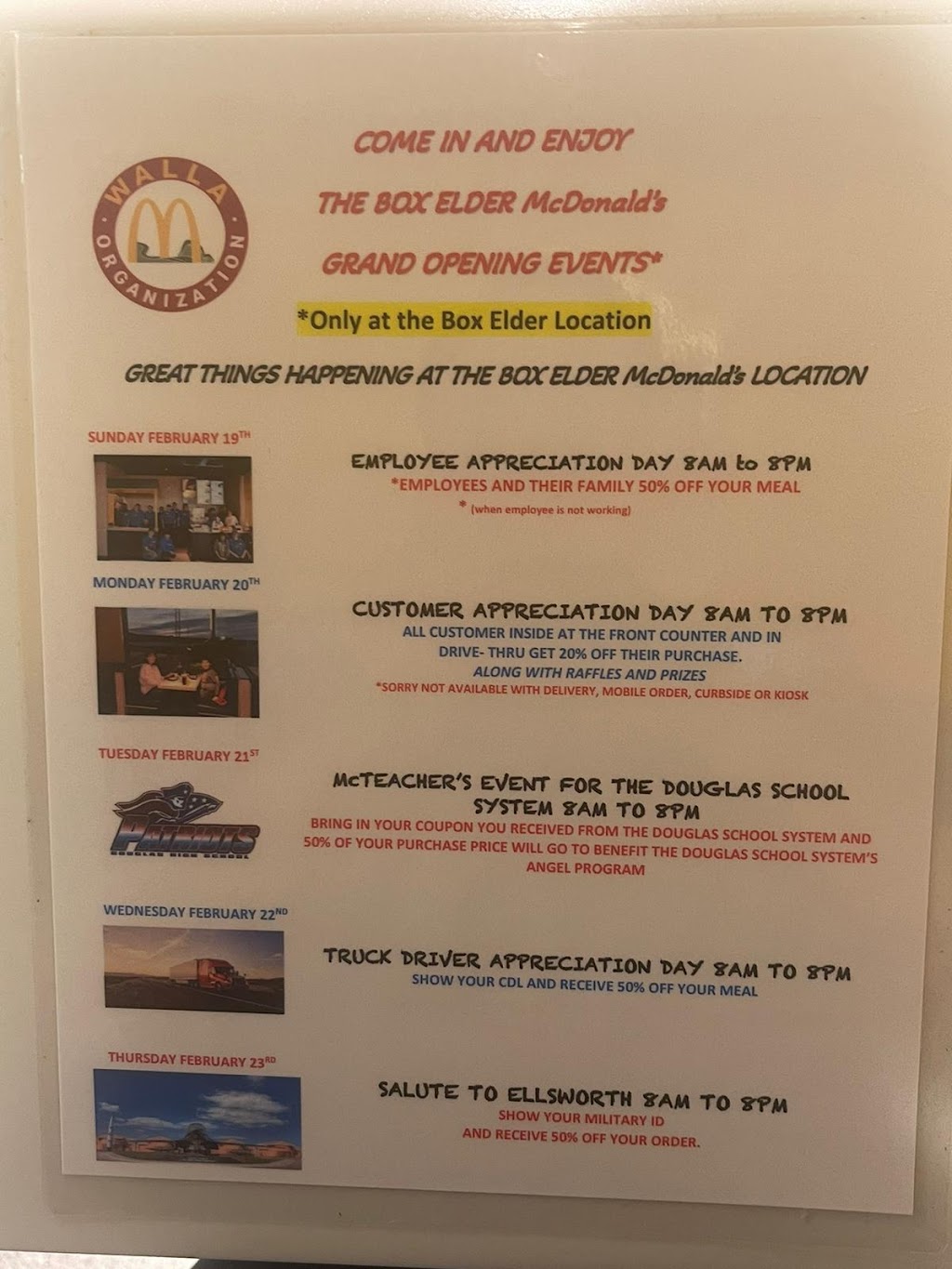 McDonald’s | restaurant | Box Elder, SD 57719, USA | 6057911510 OR +1 605-791-1510