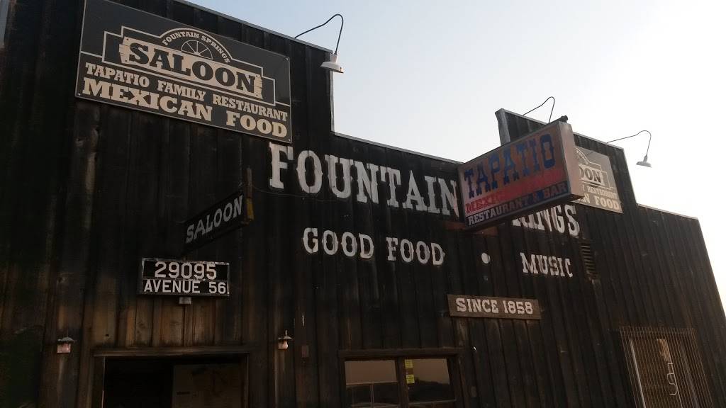 Fountain Springs El Tapatio | restaurant | 29115 Ave 56, Porterville, CA 93257, USA | 5595345827 OR +1 559-534-5827