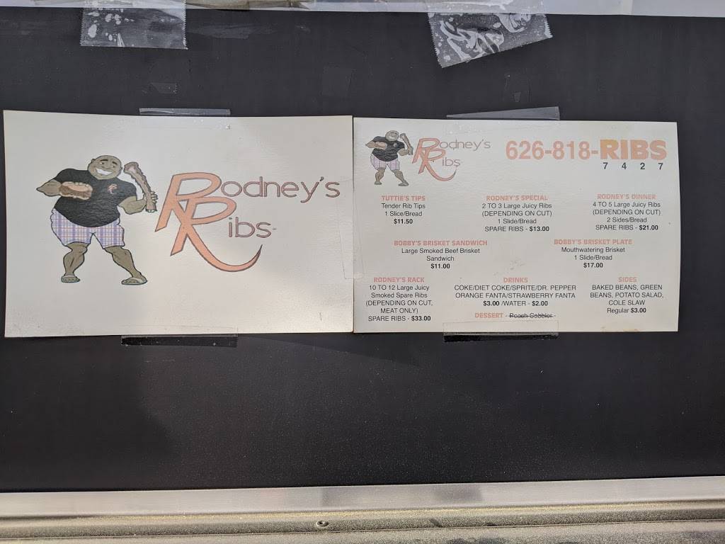 Rodneys Ribs | restaurant | 902 N Lake Ave, Pasadena, CA 91104, USA | 6268187427 OR +1 626-818-7427