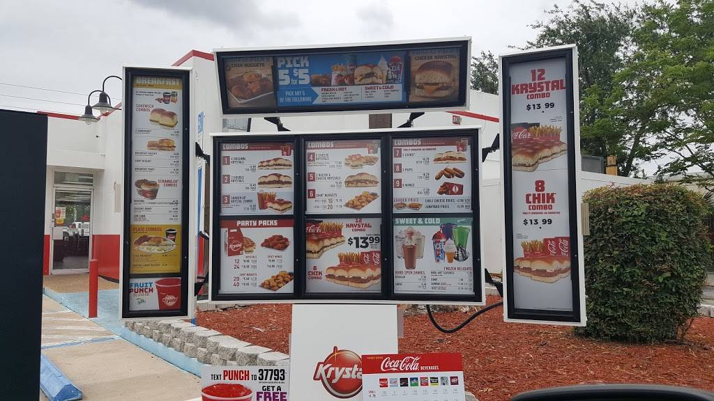 Krystal | restaurant | 6655 US Highway 17 92, Fern Park, FL 32730, USA | 4078346988 OR +1 407-834-6988