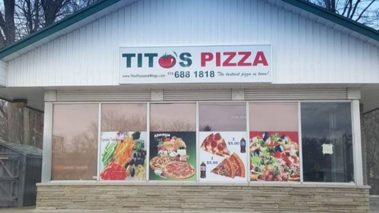 TITOS PIZZA TILLSONBURG | meal takeaway | 62 Simcoe St, Tillsonburg, ON N4G 2H6, Canada | 5196881818 OR +1 519-688-1818