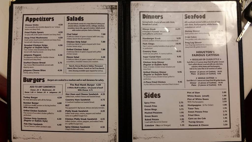 Houstons | restaurant | 2515 TN-47, White Bluff, TN 37187, USA | 6157973307 OR +1 615-797-3307