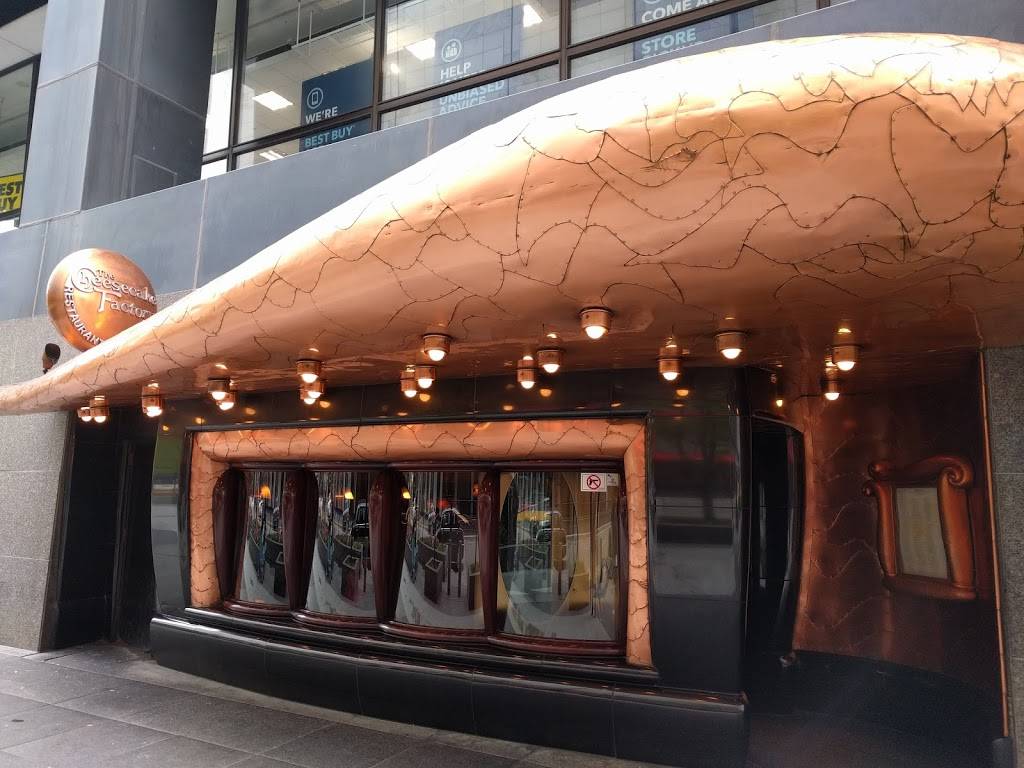 The Cheesecake Factory | restaurant | 875 N Michigan Ave, Chicago, IL 60611, USA | 3123371101 OR +1 312-337-1101