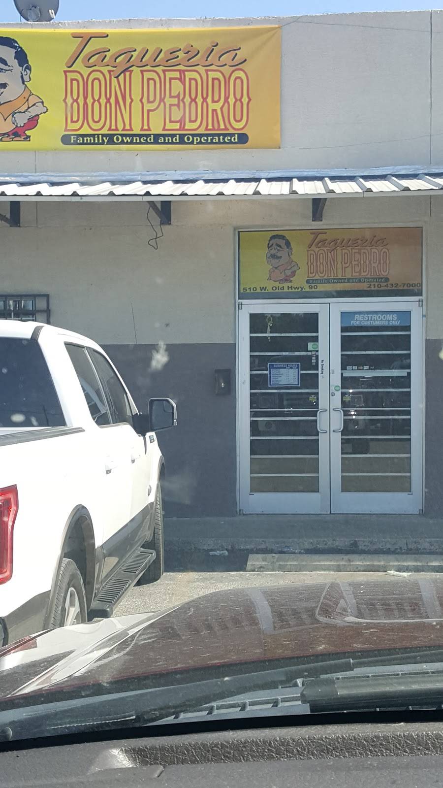 Taqueria Don Pedro | restaurant | 510 Old Hwy 90 W Suite 101, San Antonio, TX 78237, USA | 2104327000 OR +1 210-432-7000