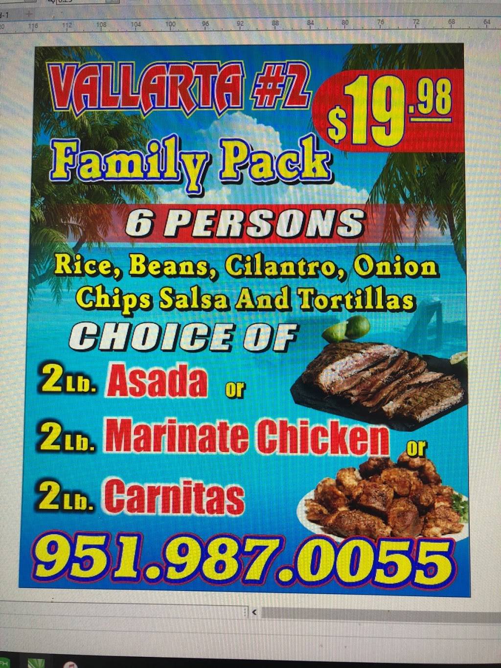 Vallarta#2 | restaurant | 1102 S Main St, Corona, CA 92882, USA | 9519870055 OR +1 951-987-0055