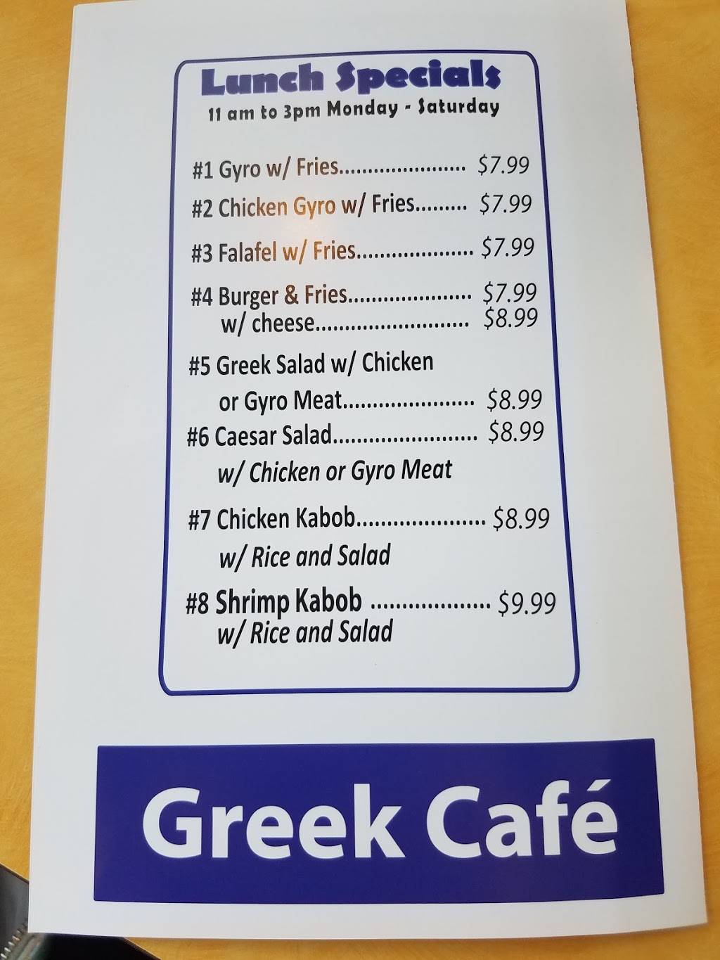 Greek Cafe | restaurant | 1903 TX-281 Loop, Longview, TX 75604, USA | 9032952233 OR +1 903-295-2233