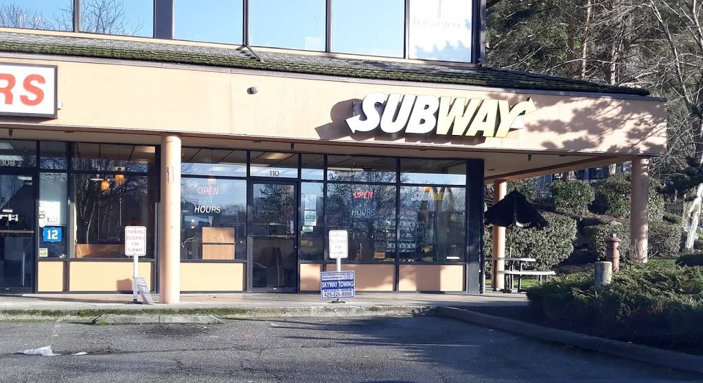 Subway | meal takeaway | 1800 NE 44th St Suite 110, Renton, WA 98056, USA | 4252820800 OR +1 425-282-0800