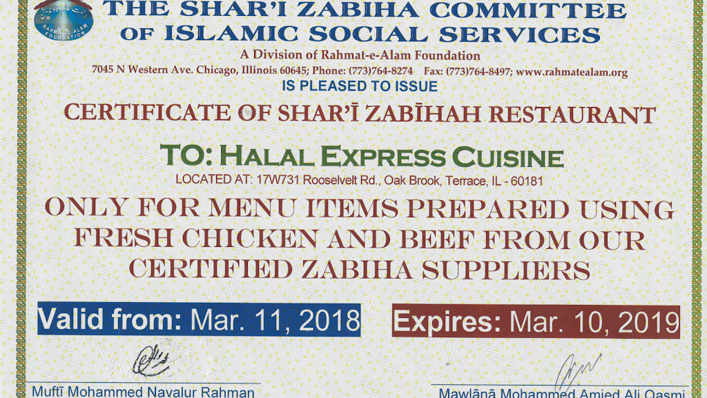 Halal Express Pizza | restaurant | 17 W 731 E Roosevelt Rd, Oakbrook Terrace, IL 60181, USA | 6306780790 OR +1 630-678-0790
