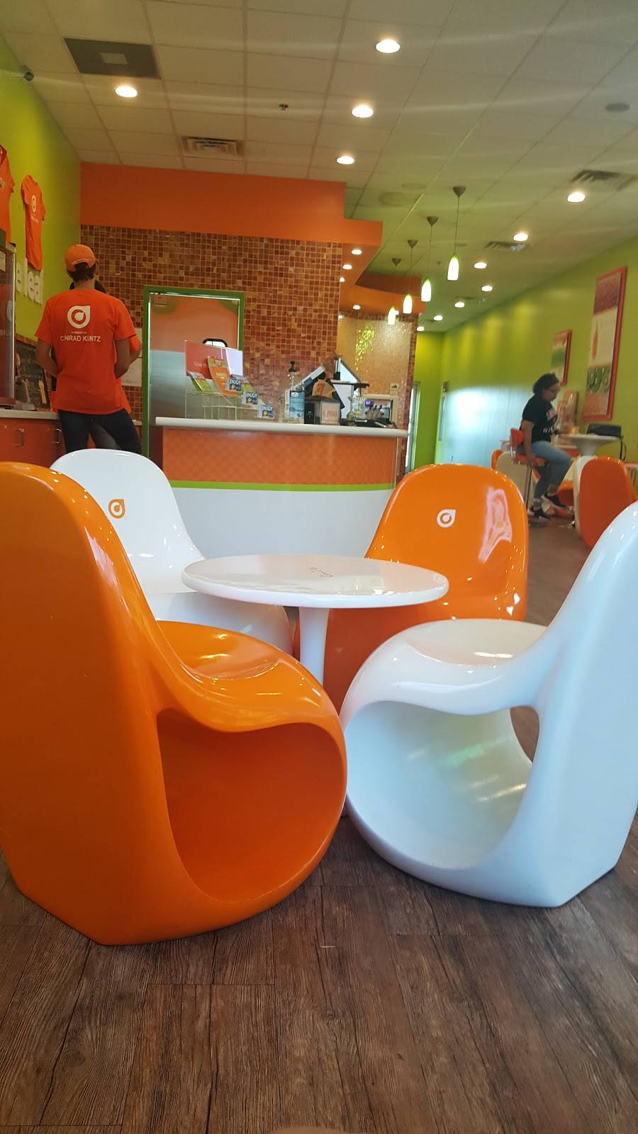 Orange Leaf | restaurant | 160 Creekside Way Ste 502, New Braunfels, TX 78130, USA | 8306089526 OR +1 830-608-9526
