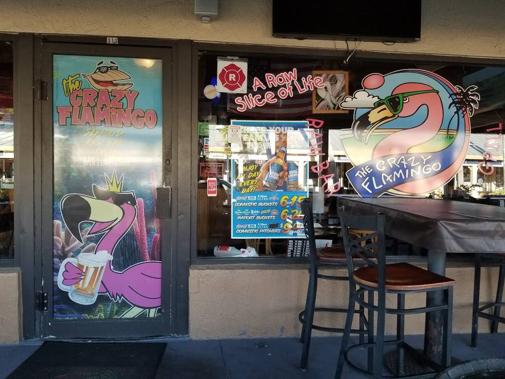 The Crazy Flamingo | restaurant | 1035 N Collier Blvd #313, Marco Island, FL 34145, USA | 2396429600 OR +1 239-642-9600