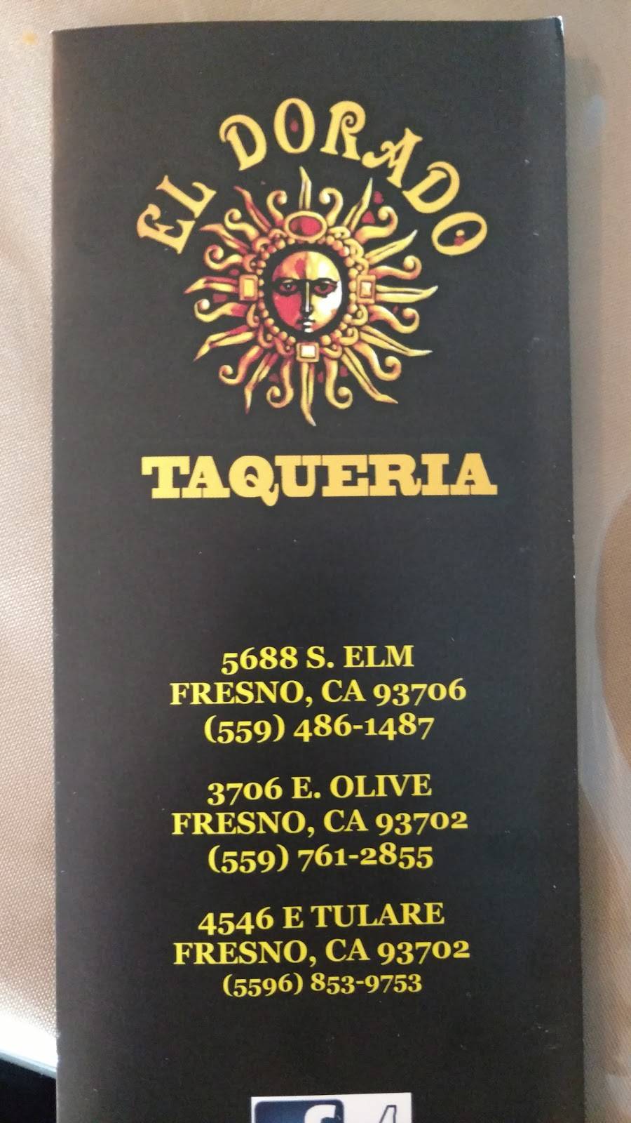 El Dorado Taqueria | restaurant | 5688 S Elm Ave, Fresno, CA 93706, USA | 5592868148 OR +1 559-286-8148