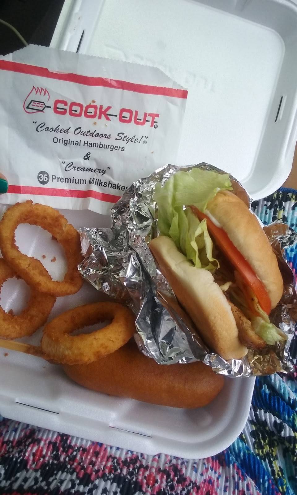 Cook Out | restaurant | 715 S College Rd, Wilmington, NC 28403, USA | 9103992656 OR +1 910-399-2656