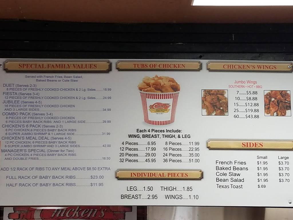 Chickens | restaurant | 2785 Jerusalem Ave, North Bellmore, NY 11710, USA | 5169001194 OR +1 516-900-1194