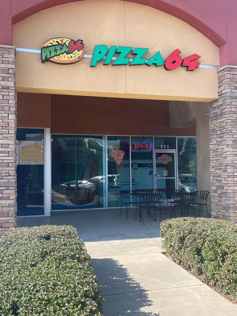 Pizza 64 | restaurant | 9525 N Sommerville Dr, Fresno, CA 93720, USA | 5594322345 OR +1 559-432-2345