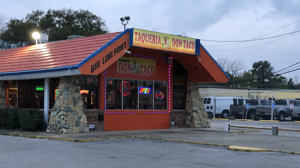 Taqueria Don Taco | restaurant | 8111 Long Point Rd, Houston, TX 77055, USA | 8322695301 OR +1 832-269-5301
